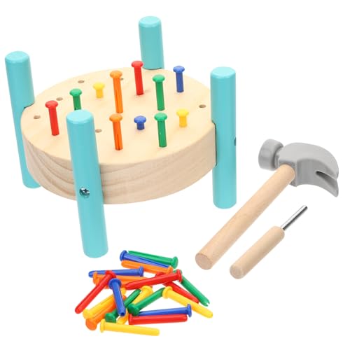 HEALSOPTHY 1Satz Holzspielzeug Hammer Hämmern für Hand Auge Koordination Sicheres und Langlebiges Nagelspiel für Spaß für Kleinkinder und Vorschulkinder HEALSOPTHY 1Satz Holzspielzeug Hammer Hämmern für Hand Auge Koordination Sicheres und Langlebiges Nagelspiel für Spaß für Kleinkinder und Vorschulkinder von HEALSOPTHY
