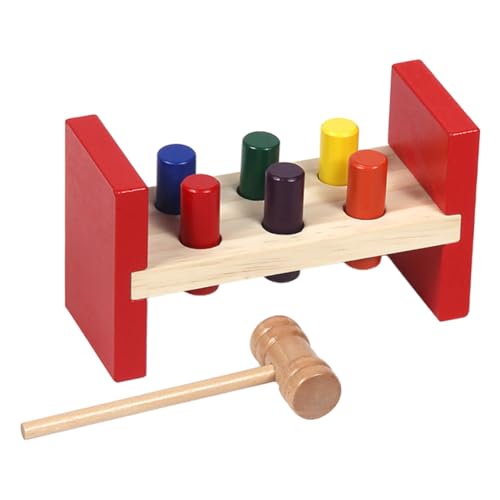 HEALSOPTHY 1Satz Holzspielzeug für Kleinkinder Pädagogisches Klopfspielzeug Fördert Hand Auge Koordination und Kognitive Fähigkeiten für Frühkindliches Lernen und Entdeckung HEALSOPTHY 1Satz Holzspielzeug für Kleinkinder Pädagogisches Klopfspielzeug Fördert Hand Auge Koordination und Kognitive Fähigkeiten für Frühkindliches Lernen und Entdeckung von HEALSOPTHY