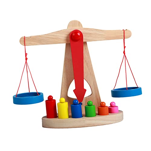 HEALSOPTHY 1Satz Holzwaage für Frühes Lernspielzeug zur Einfacher Numerischer Berechnungen Glatte Oberfläche Sicher und Kinderfreundlich für Kindergarten und Schule HEALSOPTHY 1Satz Holzwaage für Frühes Lernspielzeug zur Einfacher Numerischer Berechnungen Glatte Oberfläche Sicher und Kinderfreundlich für Kindergarten und Schule von HEALSOPTHY