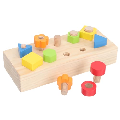HEALSOPTHY 1Satz Kreatives Holz Schraubenspielzeug für Fördert Frühe Bildung und Motorik Farbenfrohe mit Ansprechendem Design Perfektes für Kleinkinder HEALSOPTHY 1Satz Kreatives Holz Schraubenspielzeug für Fördert Frühe Bildung und Motorik Farbenfrohe mit Ansprechendem Design Perfektes für Kleinkinder von HEALSOPTHY