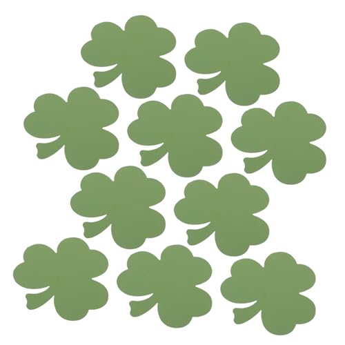 HEALSOPTHY 1Satz Papierausschnitte für DIY Dekorationen Grüne Karten Klebepunkte Bastelzubehör für Partys und Festivals Kreative Blattdesigns für Klassenzimmer von HEALSOPTHY