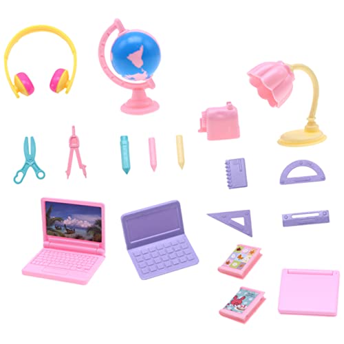 HEALSOPTHY 1Satz Puppenhaus Schreibwaren Set Mini Schulbedarf Für Puppen Realistische Schreibwaren Für Rollenspiele Im Puppenhaus Bjd Und Zubehör von HEALSOPTHY