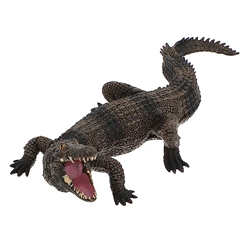 HEALSOPTHY 1stück Realistisches Alligator Modell Für Junge Mädchen Lernspielzeug Für Frühe Bildung Aus Stabilem Für Fantasievolles Spielen Schreibtisch-Dekoration von HEALSOPTHY