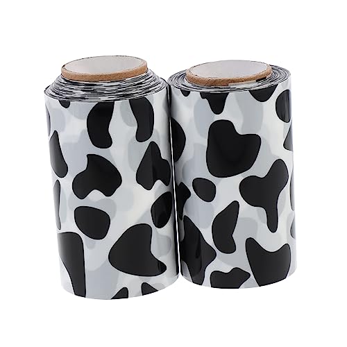 HEALSOPTHY 2 Rollen Mousse Umrandung Ringe für Kuchen Dekoration Hochwertige Backzubehör für Torten Muffins und Desserts für Geburtstagsfeiern und Tier Thema Partys von HEALSOPTHY