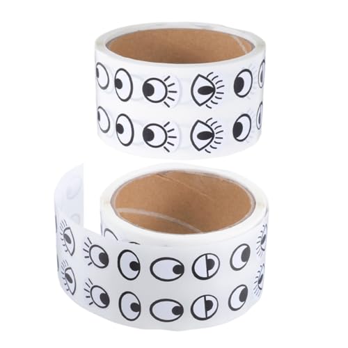 HEALSOPTHY 2 Rollen Selbstklebende Kindersichere Augen Aufkleber mit Einzigartigen Designs zum Basteln DIY Kunsthandwerk Kreative Kinderprojekte und Wohnkultur HEALSOPTHY 2 Rollen Selbstklebende Kindersichere Augen Aufkleber mit Einzigartigen Designs zum Basteln DIY Kunsthandwerk Kreative Kinderprojekte und Wohnkultur von HEALSOPTHY