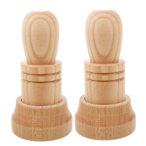 HEALSOPTHY 2 Sätze Blumentopfhersteller Werkzeug Papiertopf Für Den Garten Topfmacher Für Pflanzen Hersteller Von Blumentöpfen DIY-topfform Aus Zeitungspapier Gartenbedarf Holz Light Brown von HEALSOPTHY