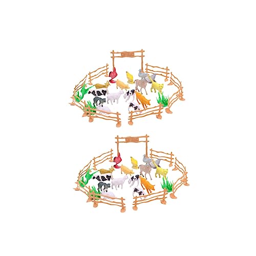 HEALSOPTHY 2 Sätze Farm Tier für Teile Zaun Modell Lustige Erkennungsspielzeuge für Lernspielzeuge Zuhause Freien HEALSOPTHY 2 Sätze Farm Tier für Teile Zaun Modell Lustige Erkennungsspielzeuge für Lernspielzeuge Zuhause Freien von HEALSOPTHY