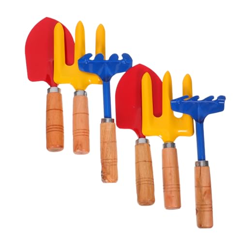 HEALSOPTHY 2 Sätze Gartenschaufel Bunte Unkrautstecher und Blumenschaufeln Kinderspielzeug Garten für Garten Freizeitspaß von HEALSOPTHY