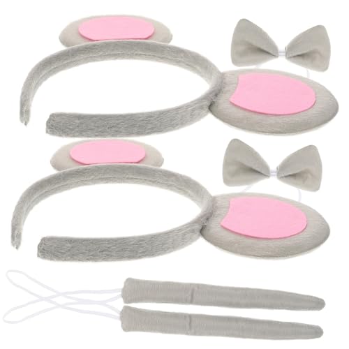HEALSOPTHY 2 Sätze Mäuseohren Haarreif mit und Schleife Weiche Kostüm Accessoires für Erwachsene und Tierisches Halloween und Faschingskostüm Bequem und Langlebig HEALSOPTHY 2 Sätze Mäuseohren Haarreif mit und Schleife Weiche Kostüm Accessoires für Erwachsene und Tierisches Halloween und Faschingskostüm Bequem und Langlebig von HEALSOPTHY