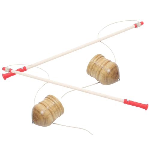 HEALSOPTHY 2 Sätze Massivholz Retro Gyro Holzspielzeug mit Stab Motorikspielzeug für Erwachsene Traditionelles Holzspielzeug für Drinnen und Draußen HEALSOPTHY 2 Sätze Massivholz Retro Gyro Holzspielzeug mit Stab Motorikspielzeug für Erwachsene Traditionelles Holzspielzeug für Drinnen und Draußen von HEALSOPTHY