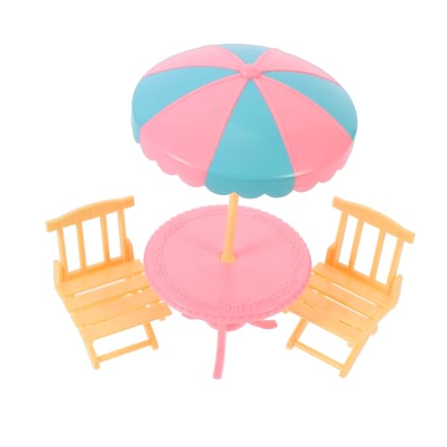 HEALSOPTHY 2 Sätze Mini Strandstuhl Spielset Teilig Puppenhaus Zubehör Abs Miniatur Sonnenstuhl mit Schirm Simulation Strandmöbel Dekoration für Puppen und Micro Landschaft HEALSOPTHY 2 Sätze Mini Strandstuhl Spielset Teilig Puppenhaus Zubehör Abs Miniatur Sonnenstuhl mit Schirm Simulation Strandmöbel Dekoration für Puppen und Micro Landschaft von HEALSOPTHY