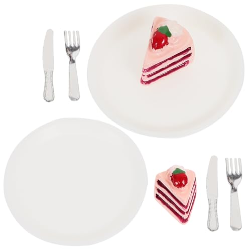 HEALSOPTHY 2 Sätze Mini-kuchenteller Mini-hausdekoration Dekorative Minitorte Miniatur-kuchendessert Miniatur Vorgetäuschter Kuchen Food-Requisiten- Kuchen Aus Dem Puppenhaus Rosa Harz HEALSOPTHY 2 Sätze Mini-kuchenteller Mini-hausdekoration Dekorative Minitorte Miniatur-kuchendessert Miniatur Vorgetäuschter Kuchen Food-Requisiten- Kuchen Aus Dem Puppenhaus Rosa Harz von HEALSOPTHY