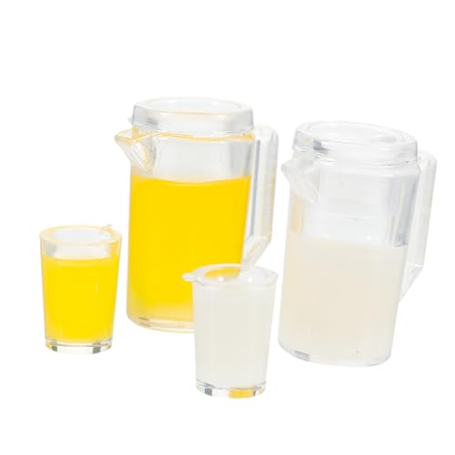 HEALSOPTHY 2 Sätze Puppenstubengetränk Künstlich Wasserkrug Dekoration Saftbehälter Mit Deckel Milchkännchen Mit Deckel Mini-tassen Bienenbecher Gefälscht Puppenflasche Plastik HEALSOPTHY 2 Sätze Puppenstubengetränk Künstlich Wasserkrug Dekoration Saftbehälter Mit Deckel Milchkännchen Mit Deckel Mini-tassen Bienenbecher Gefälscht Puppenflasche Plastik von HEALSOPTHY
