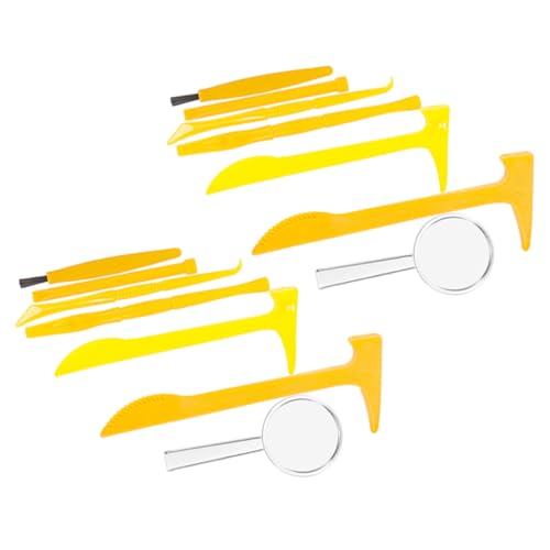 HEALSOPTHY 2 Sätze für Toys Lernspielzeug Experimentierwerkzeuge für Children Toys Kid Toys Graben von Heimwerkerwerkzeugen kleine Grabbürste Meißelbürste Plastik HEALSOPTHY 2 Sätze für Toys Lernspielzeug Experimentierwerkzeuge für Children Toys Kid Toys Graben von Heimwerkerwerkzeugen kleine Grabbürste Meißelbürste Plastik von HEALSOPTHY