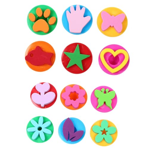 HEALSOPTHY 2 Satz 12 Stück DIY Ziehwalzendichtung Stempeln Benutzerdefinierter Stempel Markierungen Für Kinderstempel Namensstempel Für Kleidung Lustiger Tintenstempel von HEALSOPTHY