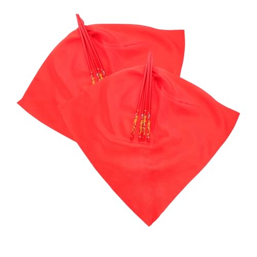 HEALSOPTHY 2 Sets Essstäbchen Tanzbänder Rote Gymnastikbänder Zauberstäbe Twirling Sticks Luftschlangen Für Talentshow-Tanzparty-Requisiten HEALSOPTHY 2 Sets Essstäbchen Tanzbänder Rote Gymnastikbänder Zauberstäbe Twirling Sticks Luftschlangen Für Talentshow-Tanzparty-Requisiten von HEALSOPTHY