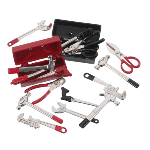 HEALSOPTHY 2 Sets Mini Werkzeugset Puppenhaus Bastelbedarf Hobby Werkzeuge Für Den Modellbau Winziger Werkzeugkoffer Miniatur Werkzeugsatz Puppenhaus Bauwerkzeuge Winziger HEALSOPTHY 2 Sets Mini Werkzeugset Puppenhaus Bastelbedarf Hobby Werkzeuge Für Den Modellbau Winziger Werkzeugkoffer Miniatur Werkzeugsatz Puppenhaus Bauwerkzeuge Winziger von HEALSOPTHY