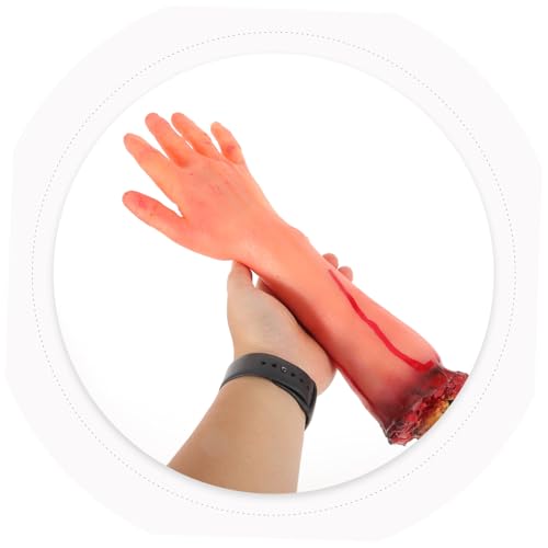 HEALSOPTHY 2 Stck. Teiliges Halloween Deko Gruselige Abgetrennte Hände Prop Realistisch Gebrochene Arme aus Leichtem Langlebigem Material für Horrorparty Spukhaus und Bühnenrequisiten HEALSOPTHY 2 Stck. Teiliges Halloween Deko Gruselige Abgetrennte Hände Prop Realistisch Gebrochene Arme aus Leichtem Langlebigem Material für Horrorparty Spukhaus und Bühnenrequisiten von HEALSOPTHY