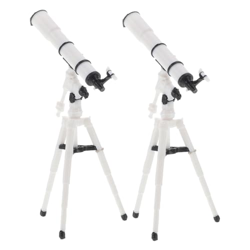HEALSOPTHY 2 Stück Astronomisches Teleskopmodell Mini-teleskop Für Miniatur-teleskop Astronomisches Teleskop Miniatur-puppenhauszubehör DIY-puppenhaus-bausatz Plastik Weiß HEALSOPTHY 2 Stück Astronomisches Teleskopmodell Mini-teleskop Für Miniatur-teleskop Astronomisches Teleskop Miniatur-puppenhauszubehör DIY-puppenhaus-bausatz Plastik Weiß von HEALSOPTHY