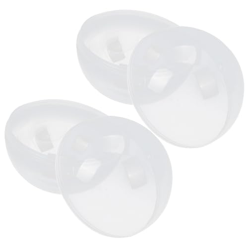 HEALSOPTHY 2 Stück Befüllbare Teilbare Kunststoff Eier Langlebig Wiederverwendbar Dekorative Osterkugel für Party Geschenkverpackung Basteln Transparente Hohlkugel HEALSOPTHY 2 Stück Befüllbare Teilbare Kunststoff Eier Langlebig Wiederverwendbar Dekorative Osterkugel für Party Geschenkverpackung Basteln Transparente Hohlkugel von HEALSOPTHY
