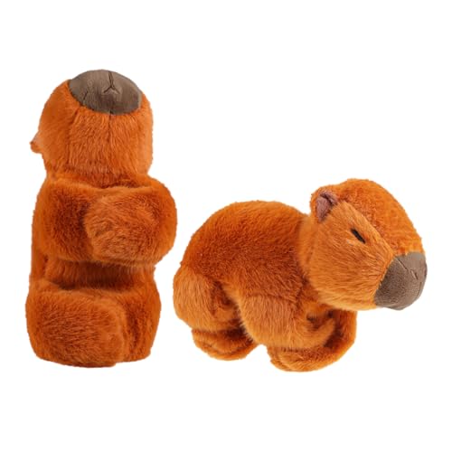 HEALSOPTHY 2 Stück Capybara-Puppe für lustige Capybara süß kleine Plüsch -Capybara -Puppe gefüllte Capybara Plüschspielzeug süße Capybara weich Tuch von HEALSOPTHY