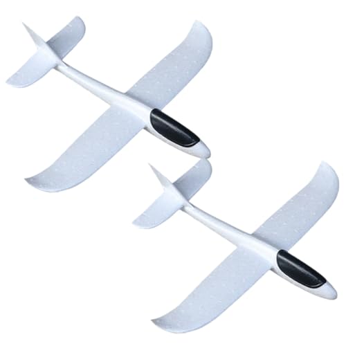 HEALSOPTHY 2 Stück DIY Zubehör Schaum Flugzeug Werfen Malutensilien Desktop-Dekorationen Für Zuhause DIY-verzierung DIY Stütze Basteln Weiß von HEALSOPTHY