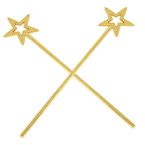HEALSOPTHY 2 Stück Goldene Feenstäbe für Glitzernde Zauberstäbe für Kindergeburtstag Halloween Cosplay und Bühnenaufführungen Perfektes für Fantasievolle HEALSOPTHY 2 Stück Goldene Feenstäbe für Glitzernde Zauberstäbe für Kindergeburtstag Halloween Cosplay und Bühnenaufführungen Perfektes für Fantasievolle von HEALSOPTHY
