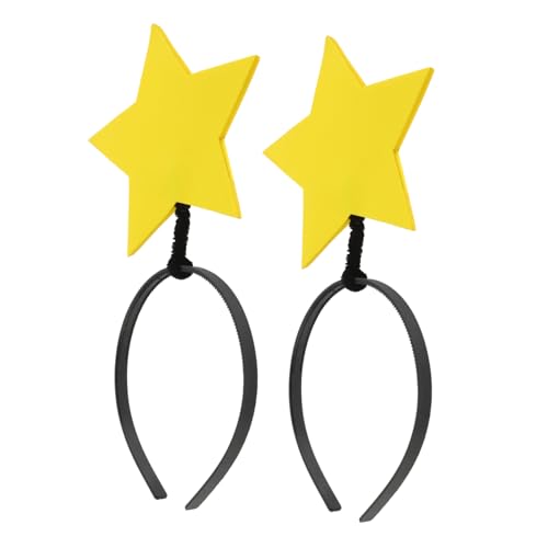 HEALSOPTHY 2 Stück Haarband Stern Kopfschmuck Leichtes Party Accessoire für Bühne Halloween Kostüm Mädchen Haarschmuck Modisch Vielseitig für Fest Alltag HEALSOPTHY 2 Stück Haarband Stern Kopfschmuck Leichtes Party Accessoire für Bühne Halloween Kostüm Mädchen Haarschmuck Modisch Vielseitig für Fest Alltag von HEALSOPTHY