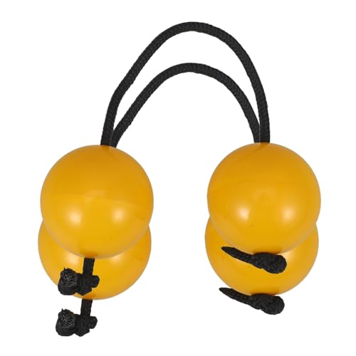 HEALSOPTHY 2 Stück Hand Shaker Bälle Musik Ei Rhythmus Maracas Sandball Percussion Instrument für Partys Konzerte Musikunterricht Geschenkidee Farbenfrohes Design von HEALSOPTHY