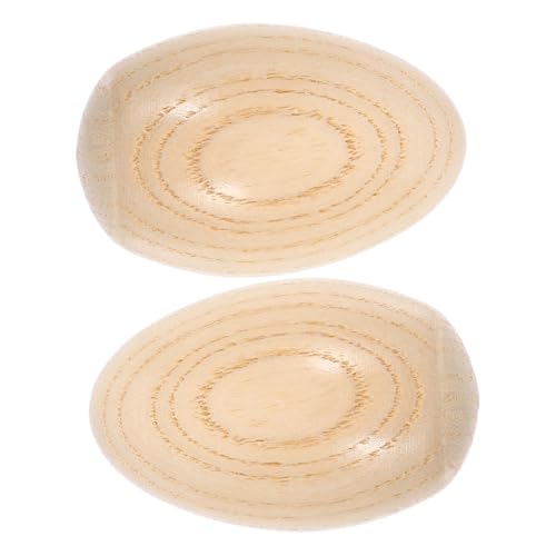 HEALSOPTHY 2 Stück Holz Ei Shaker Musikinstrument Percussion für Pädagogisch Inspirierend von HEALSOPTHY
