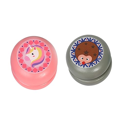 HEALSOPTHY 2 Stück Holz Yo Yo mit Niedlichem Cartoon Tierdesign Yoyo Ball für Je Igel und Einhorn Pädagogisches für Kleine HEALSOPTHY 2 Stück Holz Yo Yo mit Niedlichem Cartoon Tierdesign Yoyo Ball für Je Igel und Einhorn Pädagogisches für Kleine von HEALSOPTHY