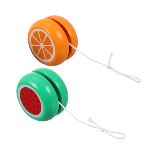 HEALSOPTHY 2 Stück Holz Yo yo Cartoon Orange Wassermelone Pädagogisch Sicher Kompakt Robust Fingerfertigkeit Spaß für Jungen und Mädchen HEALSOPTHY 2 Stück Holz Yo yo Cartoon Orange Wassermelone Pädagogisch Sicher Kompakt Robust Fingerfertigkeit Spaß für Jungen und Mädchen von HEALSOPTHY