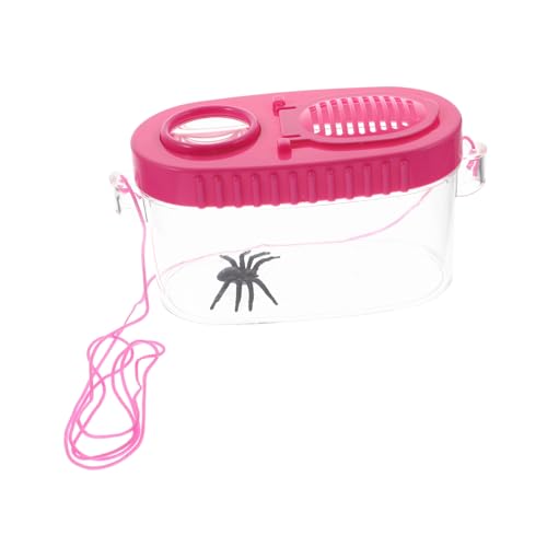 HEALSOPTHY 2 Stück Insektenbetrachter Fänger Drinnen Motte Tragbare Behälter Tragbare Viecherboxen Multifunktionale Tierbehälter Haushaltsbehälter Vergrößerungskästchen Rosa Plastik HEALSOPTHY 2 Stück Insektenbetrachter Fänger Drinnen Motte Tragbare Behälter Tragbare Viecherboxen Multifunktionale Tierbehälter Haushaltsbehälter Vergrößerungskästchen Rosa Plastik von HEALSOPTHY