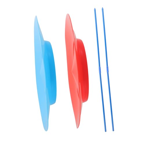 HEALSOPTHY 2 Stück Jonglierteller mit Stab Robuste Zirkus Requisiten für Erwachsene Drehbare Teller für Jonglieren und Partyspiele Bunte Jonglierscheiben für Straßenkunst und Kinderfeste HEALSOPTHY 2 Stück Jonglierteller mit Stab Robuste Zirkus Requisiten für Erwachsene Drehbare Teller für Jonglieren und Partyspiele Bunte Jonglierscheiben für Straßenkunst und Kinderfeste von HEALSOPTHY