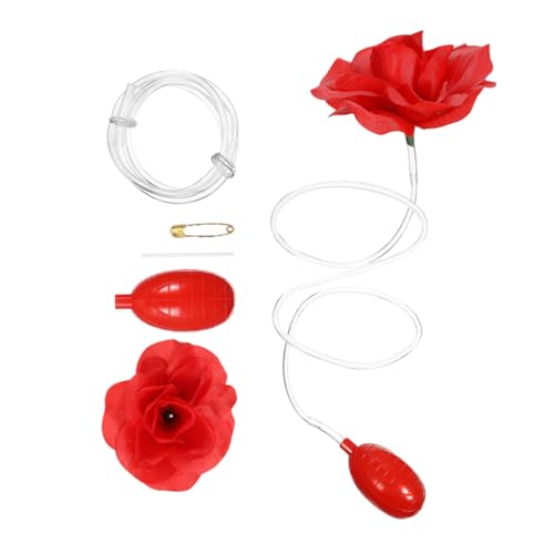 HEALSOPTHY 2 Stück Knifflige Sprührose Spritzspielzeug Gefälschte Rosen Blume Streichset Für Halloween-streiche Für Erwachsene Squirt-Trick- Streichkacke Rot Plastik HEALSOPTHY 2 Stück Knifflige Sprührose Spritzspielzeug Gefälschte Rosen Blume Streichset Für Halloween-streiche Für Erwachsene Squirt-Trick- Streichkacke Rot Plastik von HEALSOPTHY