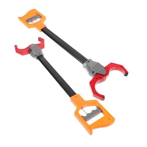 HEALSOPTHY 2 Stück Mechanisches Armspielzeug Garbage- -Tool Clip Zur Müllabfuhr Lustiger Müllsammler Trash- -Clips Müllgreifer Müllclip Greifspielzeug Abs von HEALSOPTHY