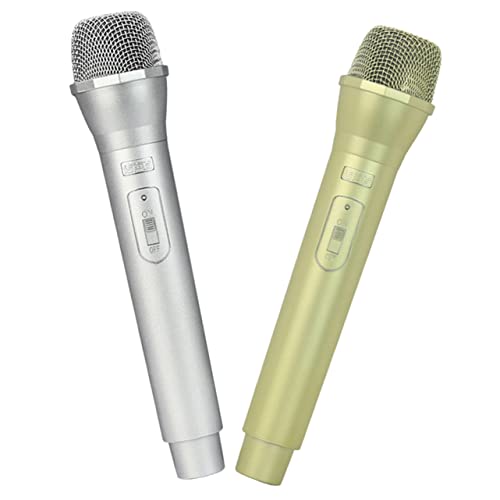 HEALSOPTHY 2 Stück Mikrofon für Hochsimuliertes Mikrofon für Sprachübungen und Karaoke Spaß für Geburtstagsfeiern und Cosplay Events Leicht und Tragbar für Kleinen Händen HEALSOPTHY 2 Stück Mikrofon für Hochsimuliertes Mikrofon für Sprachübungen und Karaoke Spaß für Geburtstagsfeiern und Cosplay Events Leicht und Tragbar für Kleinen Händen von HEALSOPTHY