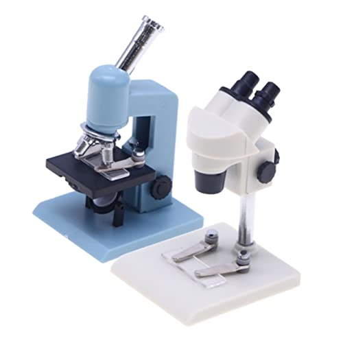 HEALSOPTHY 2 Stück Mikroskopmodell puppenhauszubehör Mikroskop Miniatur vorgeben winzig für tun so, als würden sie Mini-Sachen Plastik HEALSOPTHY 2 Stück Mikroskopmodell puppenhauszubehör Mikroskop Miniatur vorgeben winzig für tun so, als würden sie Mini-Sachen Plastik von HEALSOPTHY