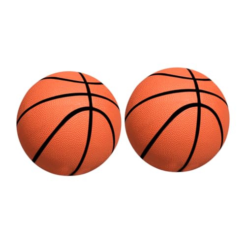HEALSOPTHY 2 Stück Mini Basketball Aufblasbarer Gummiball Ø Interaktives Lernspiel für Fördert Hand Auge koordination und Fingerkraft Geeignet für Mädchen und Jungen von HEALSOPTHY