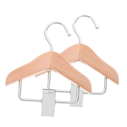 HEALSOPTHY 2 Stück Mini Holz Puppenkleiderbügel Kleine Robuste Puppenbügel für Babypuppen Praktische und Kompakte Puppenkleiderhalter für Puppenschränke und Puppenzubehör HEALSOPTHY 2 Stück Mini Holz Puppenkleiderbügel Kleine Robuste Puppenbügel für Babypuppen Praktische und Kompakte Puppenkleiderhalter für Puppenschränke und Puppenzubehör von HEALSOPTHY