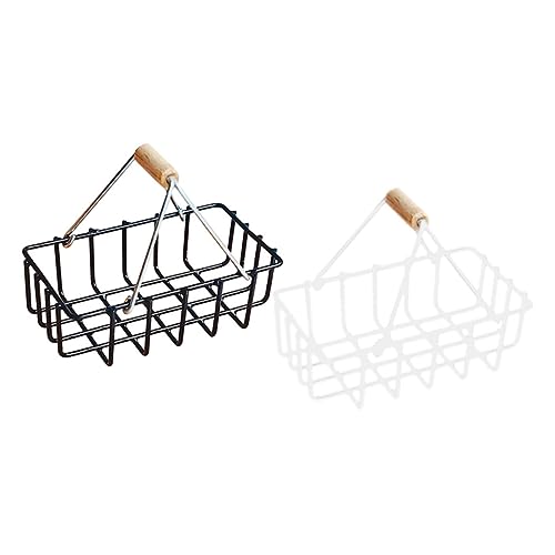 HEALSOPTHY 2 Stück Mini-Korb klein handhaben Gewebte Weiden Lagerung Rattan ablagekörbe kühlkorb einkaufskorb Modellbau Storage Baskets Miniatur-Korb- entzückender Miniaturkorb Legierung HEALSOPTHY 2 Stück Mini-Korb klein handhaben Gewebte Weiden Lagerung Rattan ablagekörbe kühlkorb einkaufskorb Modellbau Storage Baskets Miniatur-Korb- entzückender Miniaturkorb Legierung von HEALSOPTHY