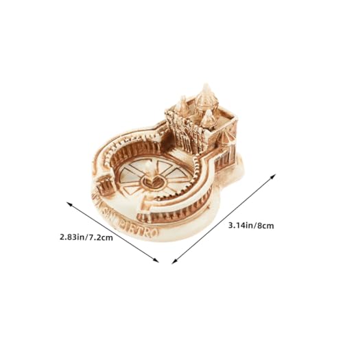 HEALSOPTHY 2 Stück Mini San Pietro Modell Teilig Resin Miniatur Gebäude Präzise Handwerkskunst Detailliertes Architekturmodell Sammlerstück für Wohn und Bürodekoration HEALSOPTHY 2 Stück Mini San Pietro Modell Teilig Resin Miniatur Gebäude Präzise Handwerkskunst Detailliertes Architekturmodell Sammlerstück für Wohn und Bürodekoration von HEALSOPTHY