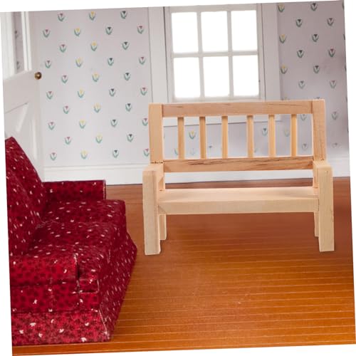HEALSOPTHY 2 Stück Miniatur Gartenbank aus Holz Puppenhaus Möbel Dekorative Miniatur Sitzbank für Wohnzimmer Schlafzimmer und Puppenzubehör Stabile Praktische Miniaturmöbel HEALSOPTHY 2 Stück Miniatur Gartenbank aus Holz Puppenhaus Möbel Dekorative Miniatur Sitzbank für Wohnzimmer Schlafzimmer und Puppenzubehör Stabile Praktische Miniaturmöbel von HEALSOPTHY