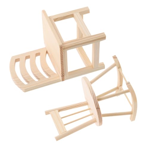 HEALSOPTHY 2 Stück Miniatur Schaukelstuhl und Kleiner Holzstuhl Teiliges DIY aus Holz Unbemalt zum Bemalen Puppenhaus Möbel Kreative Kinderbastelkunst Fördert Geduld und Fantasie Natürliche HEALSOPTHY 2 Stück Miniatur Schaukelstuhl und Kleiner Holzstuhl Teiliges DIY aus Holz Unbemalt zum Bemalen Puppenhaus Möbel Kreative Kinderbastelkunst Fördert Geduld und Fantasie Natürliche von HEALSOPTHY