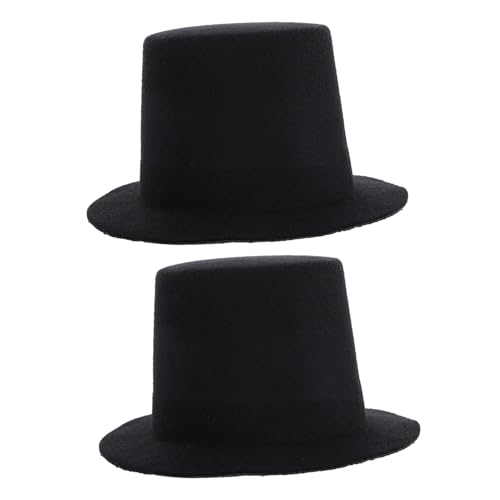 HEALSOPTHY 2 Stück Miniatur Schwarzer Puppen DIY Bastelhut für Puppen Kostüm Zubehör Retro Dekoration für Handarbeiten und Partybedarf HEALSOPTHY 2 Stück Miniatur Schwarzer Puppen DIY Bastelhut für Puppen Kostüm Zubehör Retro Dekoration für Handarbeiten und Partybedarf von HEALSOPTHY