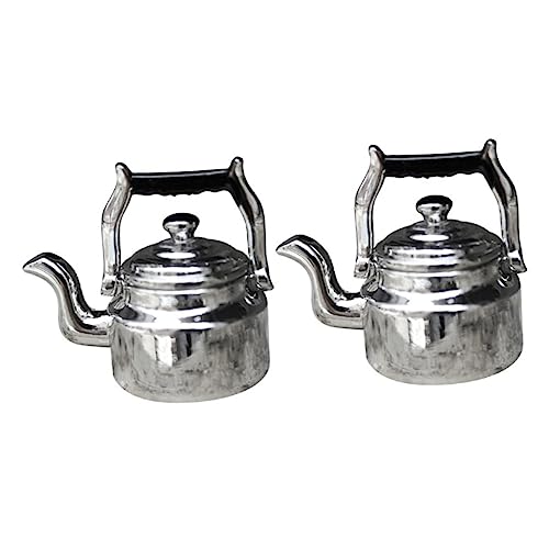 HEALSOPTHY 2 Stück Miniatur Wasserkocher Teilig Handlicher Mini Wasserbehälter aus Robustem Legierungs Material Geeignet für Puppenhaus Rollenspiele und Dekorative Mikro Landschaften HEALSOPTHY 2 Stück Miniatur Wasserkocher Teilig Handlicher Mini Wasserbehälter aus Robustem Legierungs Material Geeignet für Puppenhaus Rollenspiele und Dekorative Mikro Landschaften von HEALSOPTHY