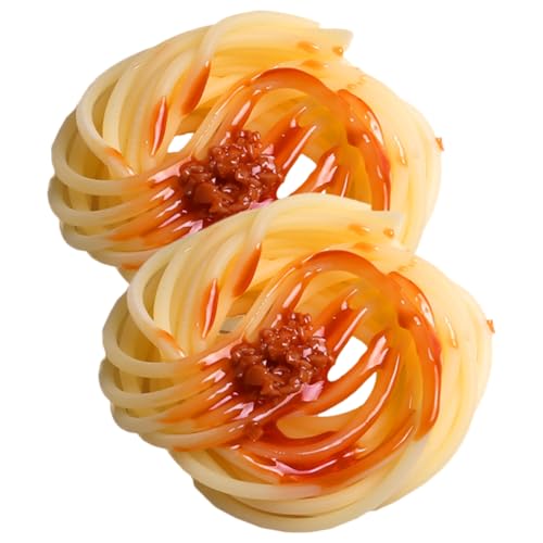 HEALSOPTHY 2 Stück Nudeln Mit Künstlicher Soße Makronen Große Schüssel Schüsseln Wursttrichter Nudelschalen Gefälschte Nudeln Restaurant Gefälschtes Essen - PVC Yellow HEALSOPTHY 2 Stück Nudeln Mit Künstlicher Soße Makronen Große Schüssel Schüsseln Wursttrichter Nudelschalen Gefälschte Nudeln Restaurant Gefälschtes Essen - PVC Yellow von HEALSOPTHY
