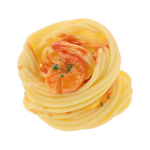 HEALSOPTHY 2stücke Realistische Spaghetti Fake Food Modell Für Restaurant Küche Dekoration Künstliche Nudel Mit Lebensechter Fotografie Requisiten Lebensmittelproben Nicht Essbar von HEALSOPTHY
