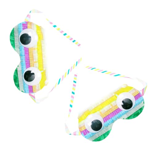 HEALSOPTHY 2 Stück Pinata Augenmasken für Lustige Party Kostüm Requisiten für Geburtstagsfeiern Kreative Spielzeuge Mitgebsel für Jungen von HEALSOPTHY