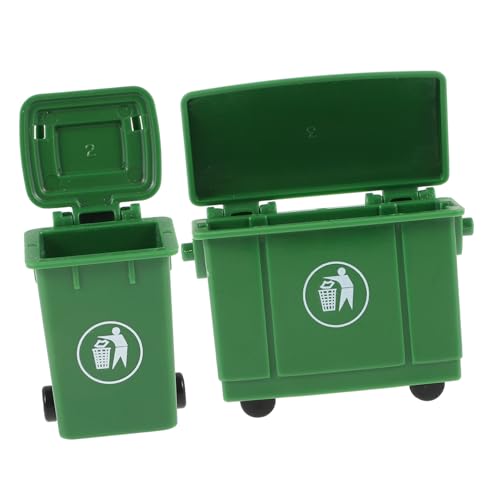 HEALSOPTHY 2 Stück Puppenhaus-mülleimer Miniaturbausätze Modellbausätze Funky Windeln Mini-Schreibtisch-mülleimer Bausatz Kücheneimer Miniaturen Auto Deckel Mülltonne Green Plastik HEALSOPTHY 2 Stück Puppenhaus-mülleimer Miniaturbausätze Modellbausätze Funky Windeln Mini-Schreibtisch-mülleimer Bausatz Kücheneimer Miniaturen Auto Deckel Mülltonne Green Plastik von HEALSOPTHY